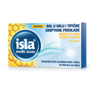 ISLA MEDIC ACUTE CITRUS/MED pastile a20